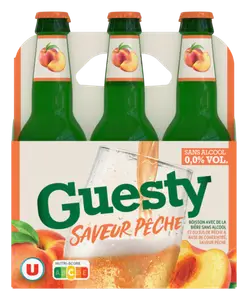 Biere Sans Alcool Saveur Peche Guesty 0°