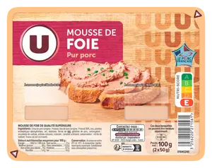 MOUSSE DE FOIE PUR PORC U