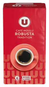 CAFE MOULU ROBUSTA TRADITION U