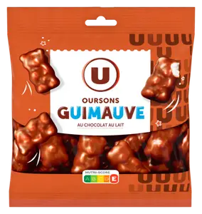 OURSONS GUIMAUVE CHOCOLAT AU LAIT U