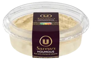 HOUMOUS AUX POIS CHICHES ET SESAME U SAVEURS
