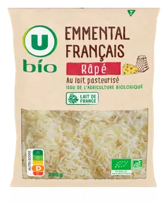 EMMENTAL RAPE FRANCAIS AU LAIT PASTEURISE U BIO