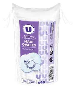 DISQUE A DEMAQUILLER MAXI OVALE U
