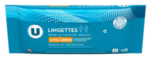 LINGETTES POUR LA TOILETTE ADULTE EXTRA LARGE U