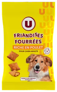 FRIANDISES FOURREES RICHE EN POULET POUR CHIEN ADULTE U