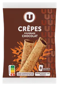 CREPES FOURRAGE CHOCOLAT U