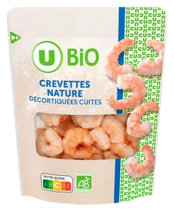 CREVETTES CUITES ET DECORTIQUEES U BIO