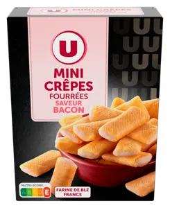 MINI CREPES FOURREES SAVEUR BACON U