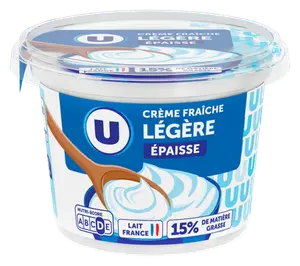 CREME FRAICHE LEGERE EPAISSE 15% MG U