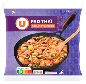POELEE PAD THAI AU POULET ET NOUILLES DE RIZ U le sachet de 600g