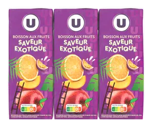 BOISSON AUX FRUITS SAVEUR EXOTIQUE U