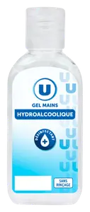 GEL NETTOYANT MAINS HYDROALCOOLIQUE U