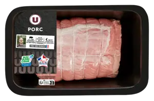 ROTI FILET DE PORC FILIÈRE U BLEU BLANC COEUR