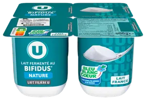 LAIT FERMENTE AU BIFIDUS NATURE U