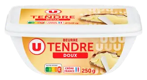 BEURRE TENDRE DOUX 82% MG U