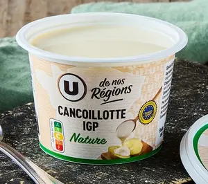 CANCOILLOTTE IGP AU LAIT PASTEURISE U DE NOS REGIONS