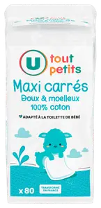 COTONS MAXI CARRES U TOUT PETITS