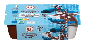 CREME DESSERT CHOCOLAT ET LAIT U
