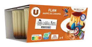 FLAN VANILLE NAPPE CARAMEL U