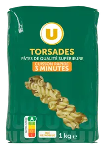PATES CUISSON RAPIDE U