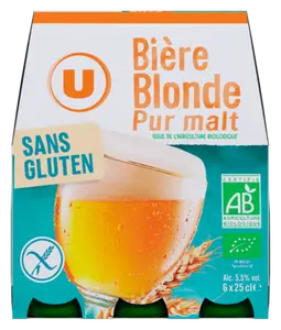 BIERE BLONDE SANS GLUTEN U 5,5°