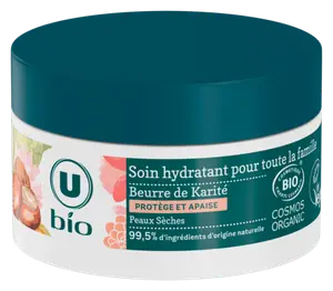 SOIN HYDRATANT POUR TOUTE LA FAMILLE AU BEURRE DE KARITE U BIO