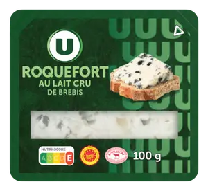 ROQUEFORT AOP AU LAIT CRU DE BREBIS U