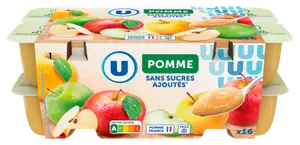 PUREE POMME SANS SUCRES AJOUTES U