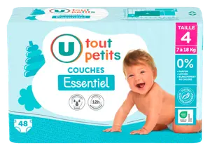 COUCHES ESSENTIEL TAILLE 6 U TOUT PETITS