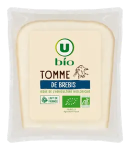 TOMME DE BREBIS AU LAIT PASTEURISE U BIO