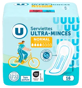 SERVIETTES ULTRA-MINCES U