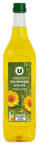 HUILE DE TOURNESOL ET OLIVE VIERGE EXTRA U