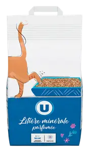 LITIERE MINERALE PARFUMEE POUR CHAT U