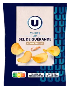 CHIPS AU SEL DE GUERANDE COUPE EPAISSE U