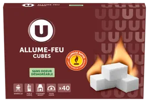 PACK DE 40 CUBES DE PARAFINE U