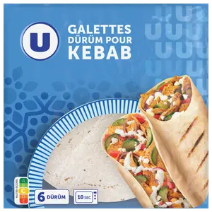 GALETTES DURUM POUR KEBAB U