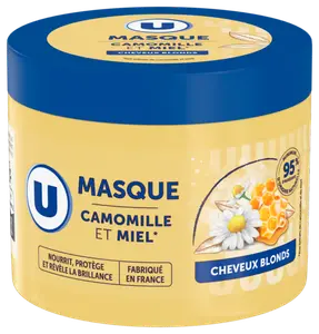 MASQUE CAPILLAIRE CHEVEUX BLONDS CAMOMILLE ET MIEL U