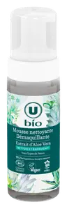 MOUSSE NETTOYANTE DEMAQUILLANTE A L'ALOE VERA U BIO