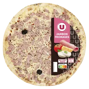 PIZZA JAMBON EMMENTAL MOZZARELLA U