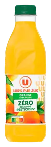 PUR JUS D'ORANGE AVEC PULPE ZERO RESIDU DE PESTICIDES U