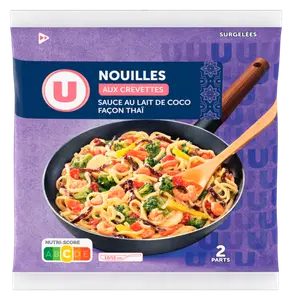 NOUILLES AUX CREVETTES SURGELEES U