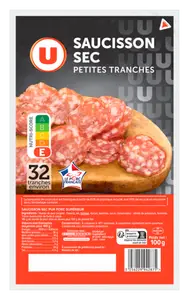 SAUCISSON SEC PUR PORC U