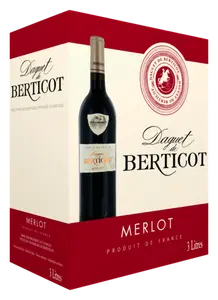 ATLANTIQUE IGP ROUGE MERLOT DAGUET DE BERTICOT