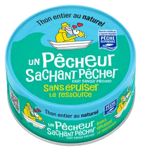 THON ENTIER AU NATUREL UN PECHEUR SACHANT PECHER