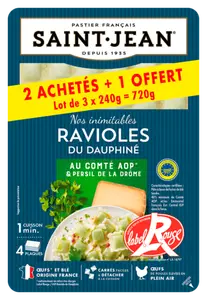 Ravioles du Dauphine au Comte Aop Saint Jean