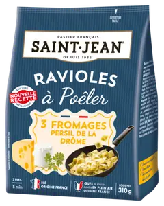 RAVIOLES A POELER SAINT JEAN