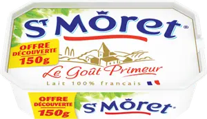SPECIALITE FROMAGERE NATURE AU LAIT PASTEURISE ST MORET