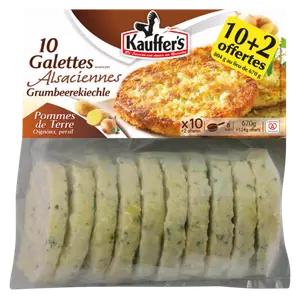 GALETTES DE POMMES DE TERRE SURGELEES KAUFFER'S
