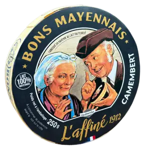 CAMEMBERT AU LAIT PASTEURISE L'AFFINE 1912 BONS MAYENNAIS