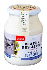 Yaourt A la Grecque Plaisir des Alpes